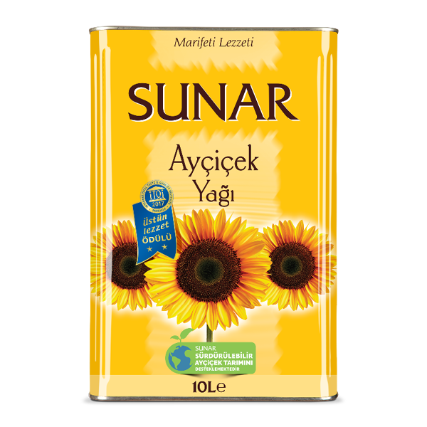 Sunar Ayçiçek Yağı 10lt Teneke