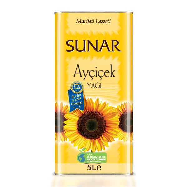 Sunar Ayçiçek Yağı 5lt Teneke