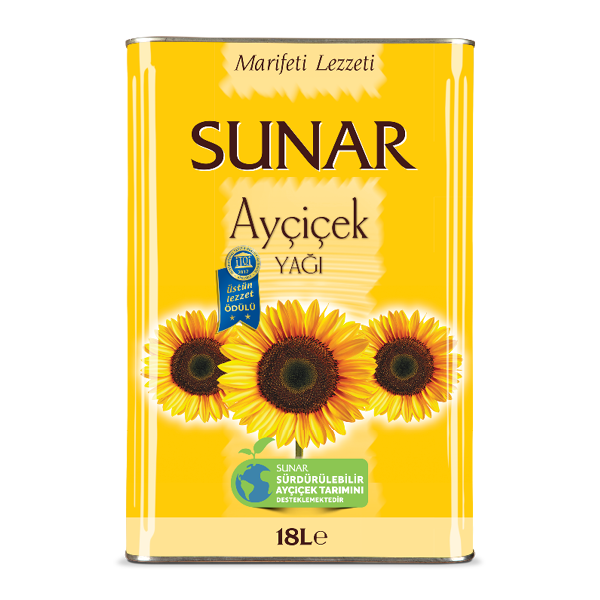 Sunar Ayçiçek Yağı 8lt Teneke